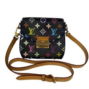 Louis Vuitton Multicolor Heartbreaker Bag Monogram Crossbody Vintage Black LV